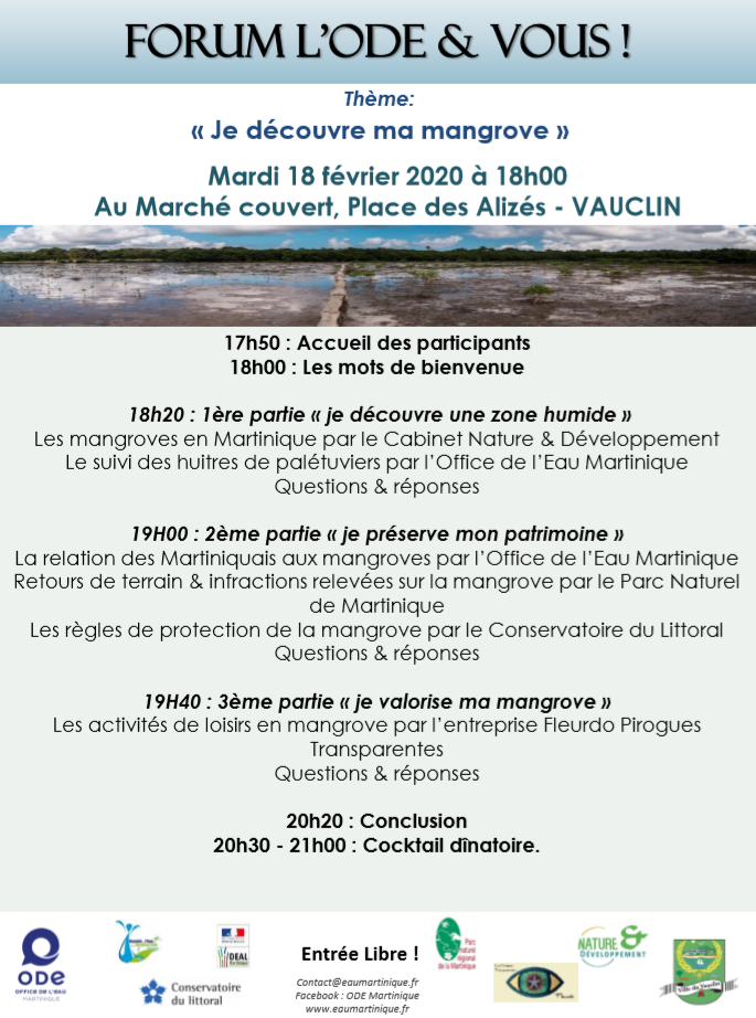 Forum ODE Mangrove Vauclin programme