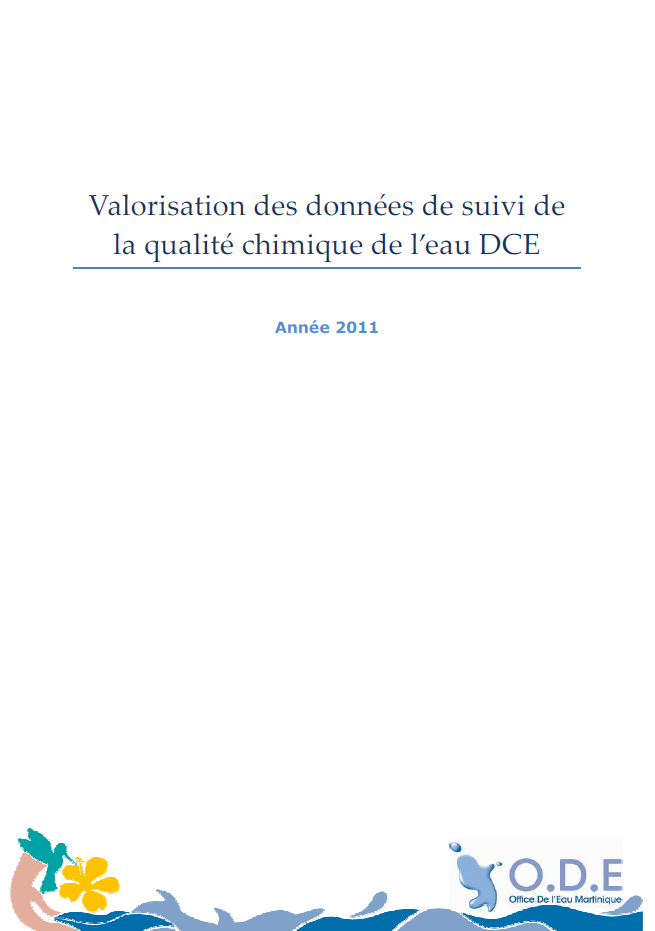 Valorisation DCE des données de suivi de la qualité chimique de l’eau - Année 2011
